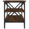 vidaXL Side Table Brown Oak 55x38x45 cm Engineered Wood