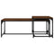 vidaXL Coffee Tables 2 pcs Brown Oak Engineered Wood