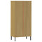 vidaXL Bookcase with 2 Drawers Brown 60x35x128.5 cm Solid Wood OSLO