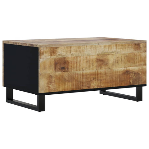 vidaXL Coffee Table 80x50x40 cm Solid Wood Mango&Engineered Wood