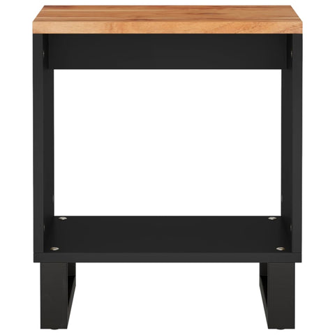 vidaXL Coffee Table 40x31x46 cm Solid Wood Acacia&Engineered Wood
