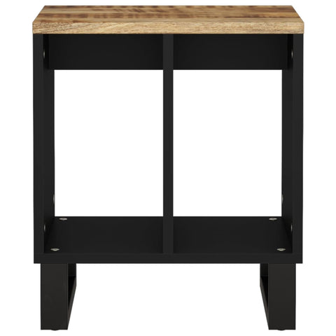 vidaXL Side Table 40x31x46 cm Solid Wood Mango&Engineered Wood