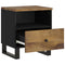 vidaXL Bedside Cabinet Solid Wood Mango&Engineered Wood