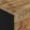 vidaXL Bedside Cabinet 50x33x60 cm Solid Wood Mango&Engineered Wood