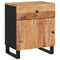 vidaXL Bedside Cabinet 50x33x60 cm Solid Wood Acacia&Engineered Wood