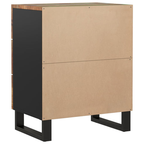 vidaXL Bedside Cabinet 50x33x62cm Solid Wood Reclaimed&Engineered Wood