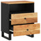 vidaXL Bedside Cabinet 50x33x62 cm Solid Wood Acacia&Engineered Wood