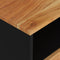 vidaXL Bedside Cabinet 50x33x62 cm Solid Wood Acacia&Engineered Wood