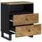 vidaXL Bedside Cabinet 50x33x62 cm Solid Wood Mango&Engineered Wood