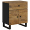 vidaXL Bedside Cabinet 50x33x60 cm Solid Wood Mango&Engineered Wood