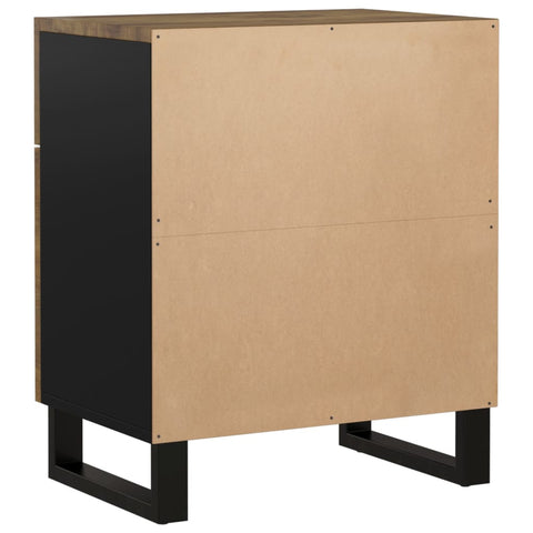 vidaXL Bedside Cabinet 50x33x60 cm Solid Wood Mango&Engineered Wood