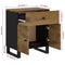 vidaXL Bedside Cabinet 50x33x60 cm Solid Wood Mango&Engineered Wood