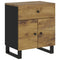 vidaXL Bedside Cabinet 50x33x60 cm Solid Wood Mango&Engineered Wood