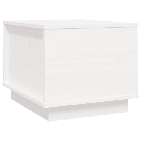 vidaXL Coffee Table White 40x50x35 cm Solid Wood Pine
