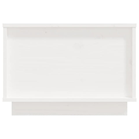 vidaXL Coffee Table White 40x50x35 cm Solid Wood Pine