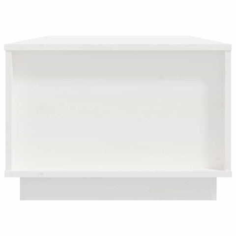 vidaXL Coffee Table White 100x50x35 cm Solid Wood Pine