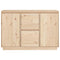 vidaXL Sideboard 111x34x75 cm Solid Wood Pine