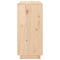 vidaXL Sideboard 111x34x75 cm Solid Wood Pine