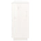 vidaXL Sideboard White 111x34x75 cm Solid Wood Pine