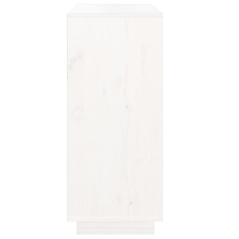 vidaXL Sideboard White 70x34x80 cm Solid Wood Pine