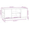 vidaXL Coffee Table White 90x49x40.5 cm Solid Wood Pine