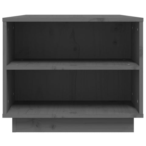 vidaXL Coffee Table Grey 90x49x40.5 cm Solid Wood Pine
