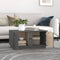 vidaXL Coffee Table Grey 80x50x40 cm Solid Wood Pine