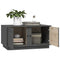 vidaXL Coffee Table Grey 80x50x40 cm Solid Wood Pine