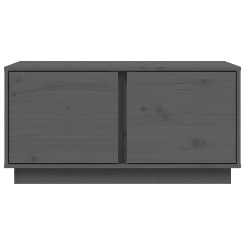 vidaXL Coffee Table Grey 80x50x40 cm Solid Wood Pine