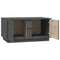 vidaXL Coffee Table Grey 80x50x40 cm Solid Wood Pine