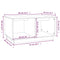 vidaXL Coffee Table White 80x50x40 cm Solid Wood Pine