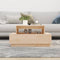 vidaXL Coffee Table 80x55x40.5 cm Solid Wood Pine