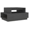 vidaXL Coffee Table Grey 80x55x40.5 cm Solid Wood Pine