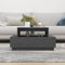 vidaXL Coffee Table Grey 80x55x40.5 cm Solid Wood Pine