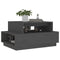 vidaXL Coffee Table Grey 80x55x40.5 cm Solid Wood Pine