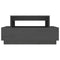 vidaXL Coffee Table Grey 80x55x40.5 cm Solid Wood Pine