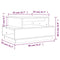 vidaXL Coffee Table Grey 80x55x40.5 cm Solid Wood Pine