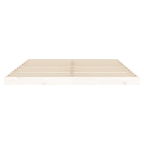 vidaXL Bed Frame without Mattress White 160x200 cm Solid Wood Pine