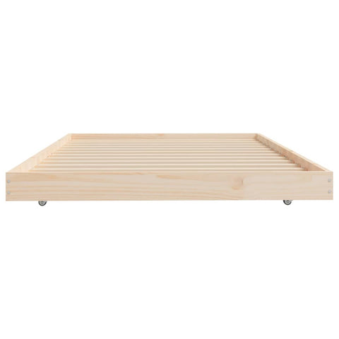 vidaXL Bed Frame without Mattress 100x200 cm Solid Wood Pine