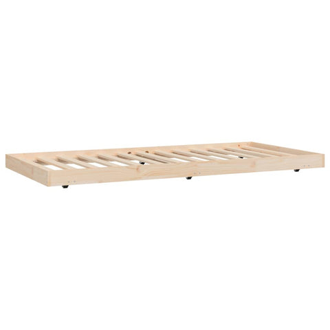 vidaXL Bed Frame without Mattress 75x190 cm Small Single Solid Wood Pine
