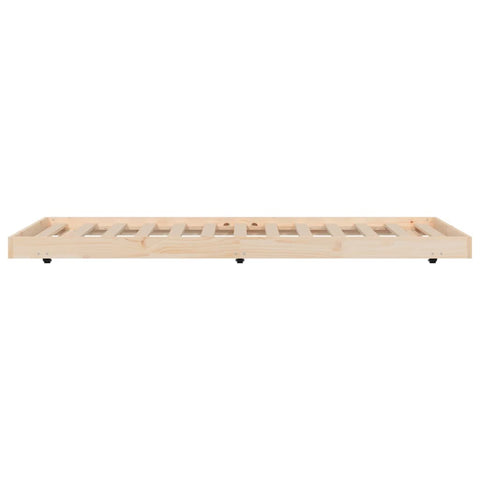 vidaXL Bed Frame without Mattress 75x190 cm Small Single Solid Wood Pine