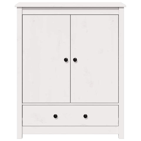 vidaXL Highboard White 83x41,5x100 cm Solid Wood Pine