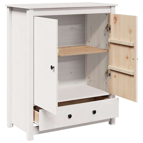 vidaXL Highboard White 83x41,5x100 cm Solid Wood Pine