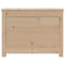 vidaXL Storage Box 60x32x45.5 cm Solid Wood Pine