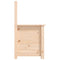vidaXL Bench 80x41x77 cm Solid Wood Pine