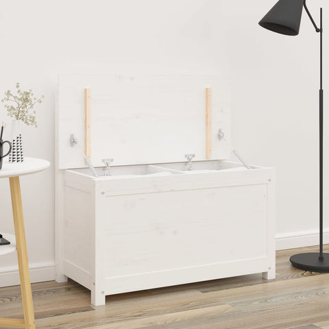 vidaXL Bench White 80x41x77 cm Solid Wood Pine