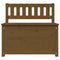 vidaXL Bench Honey Brown 80x41x77 cm Solid Wood Pine