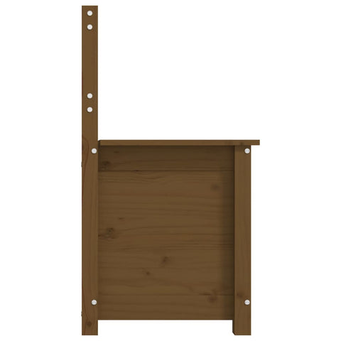 vidaXL Bench Honey Brown 80x41x77 cm Solid Wood Pine