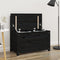 vidaXL Bench Black 80x41x77 cm Solid Wood Pine
