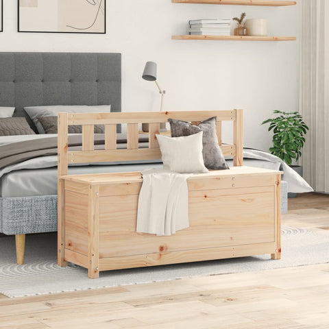 vidaXL Bench 110x41x76.5 cm Solid Wood Pine